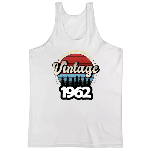 Camiseta Regata Vintage being awesome 1962