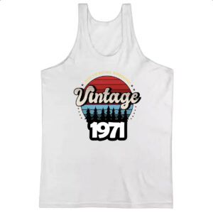 Camiseta Regata Vintage being awesome 1971