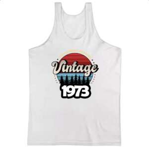 Camiseta Regata Vintage being awesome 1973