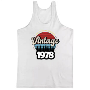 Camiseta Regata Vintage being awesome 1978
