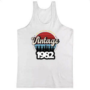 Camiseta Regata Vintage being awesome 1982