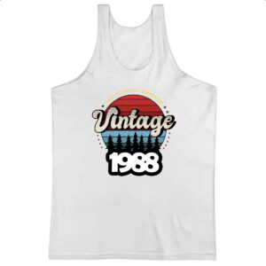 Camiseta Regata Vintage being awesome 1988