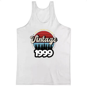 Camiseta Regata Vintage being awesome 1999