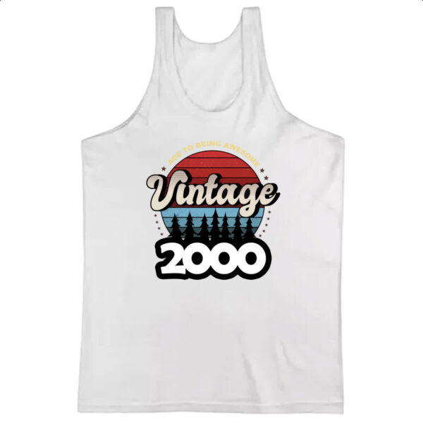 Camiseta Regata Vintage being awesome 2000