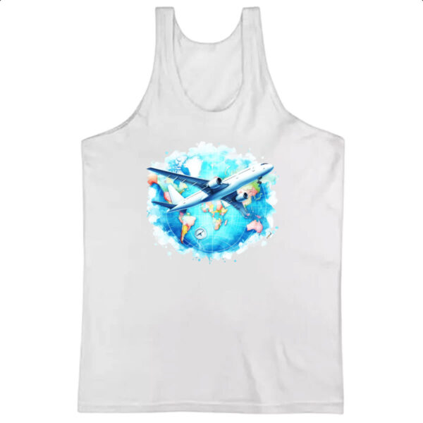 Camiseta Regata Viagem aviao turismo