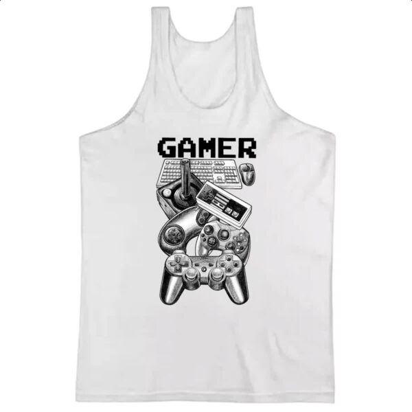 Camiseta Regata Viciado em games