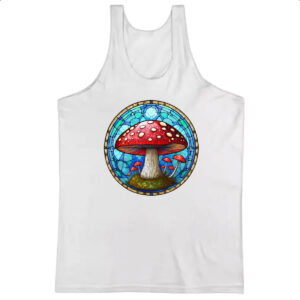 Camiseta Regata Vitral Cogumelo