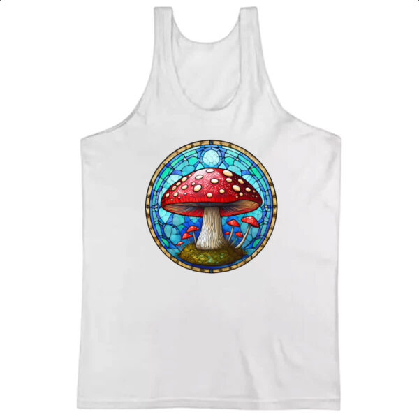 Camiseta Regata Vitral Cogumelo
