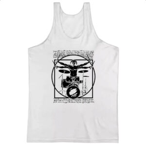 Camiseta Regata Vitruvian baterista