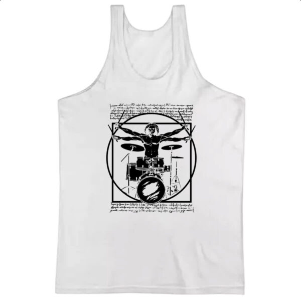 Camiseta Regata Vitruvian baterista