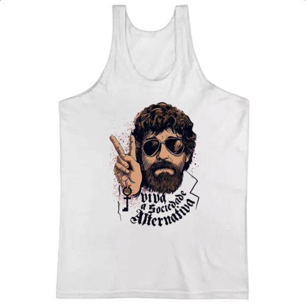 Camiseta Regata Viva sociedade alternativa