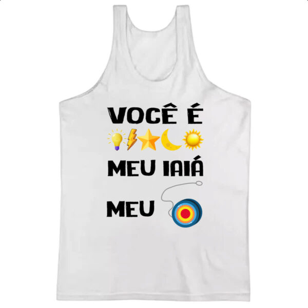 Camiseta Regata Voce e luz meu iaia meu ioio