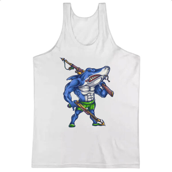 Camiseta Regata Tubarao cacador armado