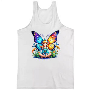 Camiseta Regata Borboleta elfo fofinha