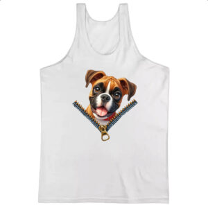 Camiseta Regata Boxer no Ziper