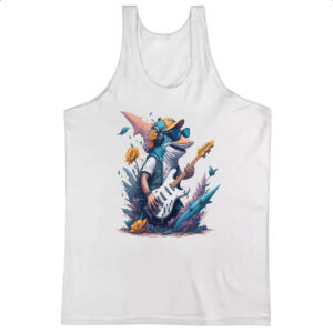 Camiseta Regata Tubarao guitarrista