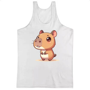 Camiseta Regata Capivara Chibi