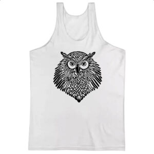 Camiseta Regata Coruja tribal