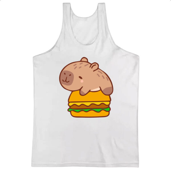 Camiseta Regata Capivara Hamburguer