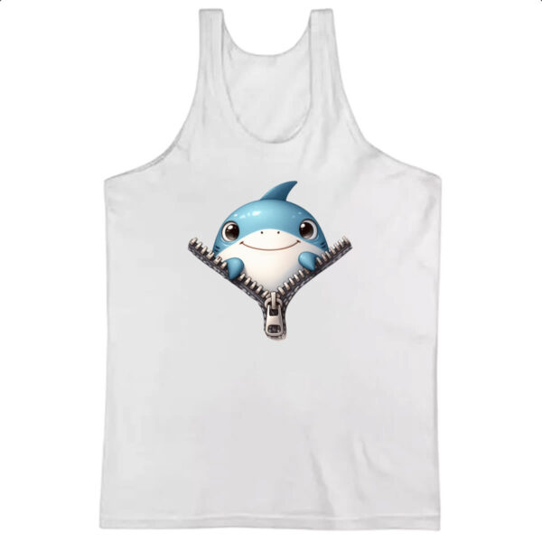 Camiseta Regata Tubarao no ziper