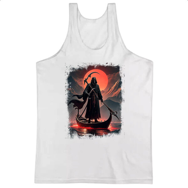 Camiseta Regata Grim Reaper no barco
