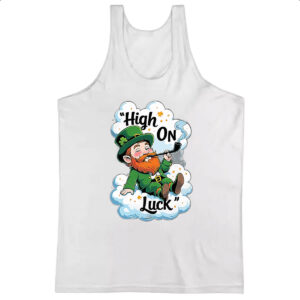 Camiseta Regata Leprechaun cheio de sorte