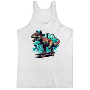 Camiseta Regata T-Rex Skatista