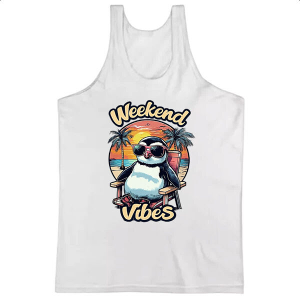 Camiseta Regata Pinguim Weekend Vibes