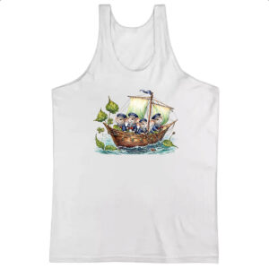Camiseta Regata Ratinhos marinheiros