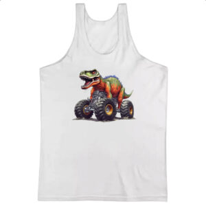 Camiseta Regata T-Rex monster truck