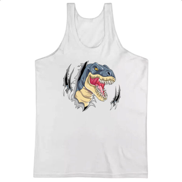 Camiseta Regata T-Rex rasgando a camisa