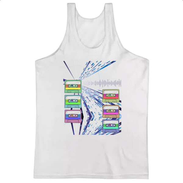 Camiseta Regata Fitas K7 anos 80 difusion art