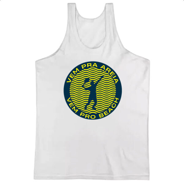 Camiseta Regata Vem pra areia beach