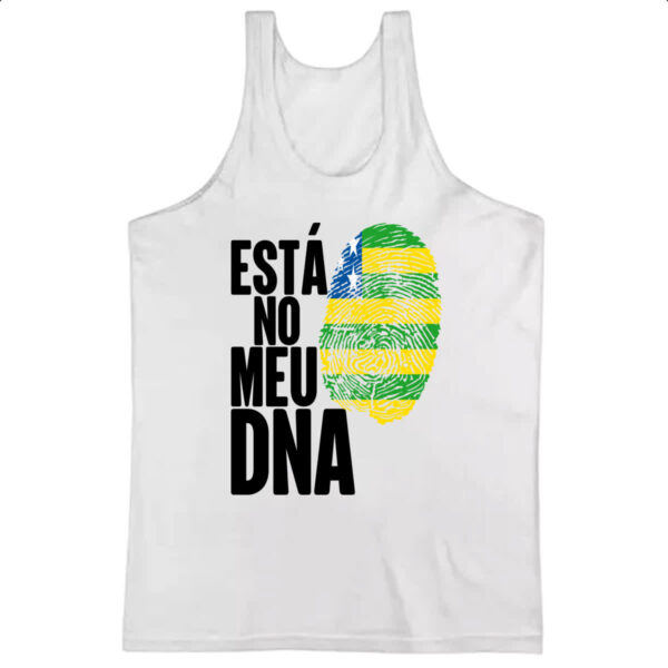 Camiseta Regata Esta no meu DNA Goias
