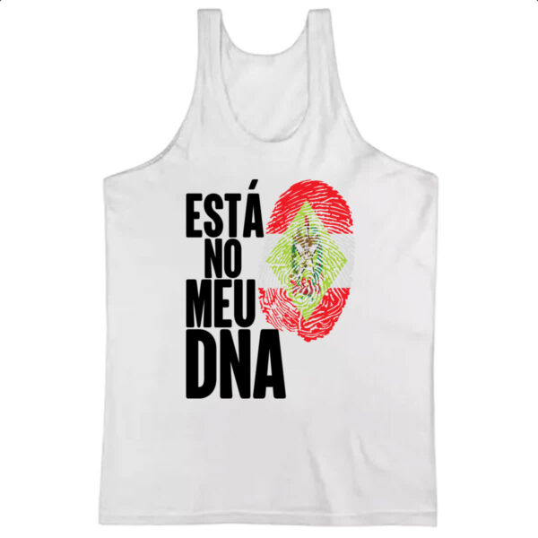 Camiseta Regata Esta no meu DNA Santa Catarina