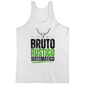 Camiseta Regata Bruto Rustico Sistematico