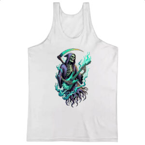 Camiseta Regata Morte tocando guitarra