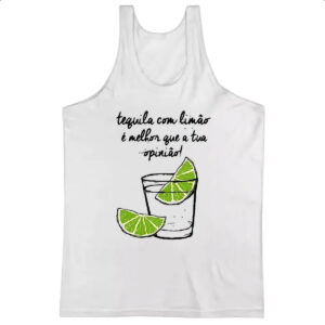 Camiseta Regata Tequila com limao opniao