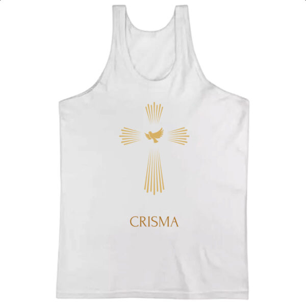 Camiseta Regata Crisma Religiao Catolica