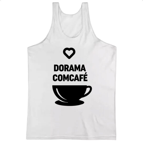 Camiseta Regata Dorama com cafe