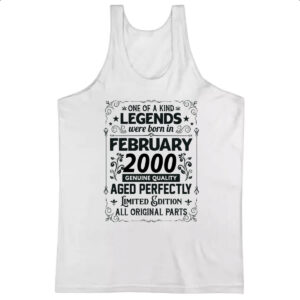Camiseta Regata Legends Were Born FEV-2000