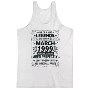 Camiseta Regata Legends Were Born MAR-1999