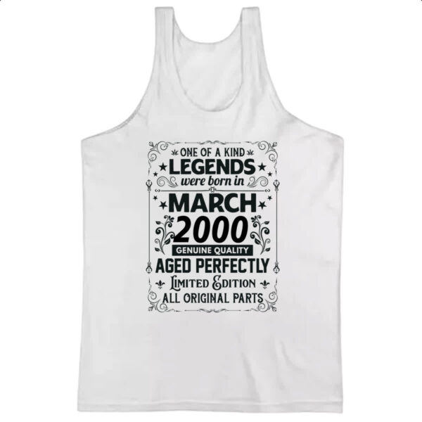 Camiseta Regata Legends Were Born MAR-2000