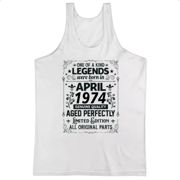 Camiseta Regata Legends Were Born ABR-1974
