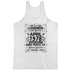 Camiseta Regata Legends Were Born ABR-1978