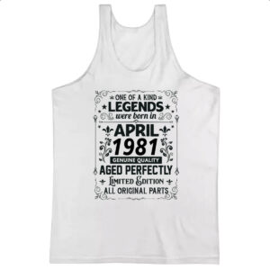 Camiseta Regata Legends Were Born ABR-1981