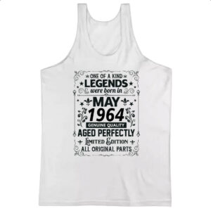 Camiseta Regata Legends Were Born MAI-1964