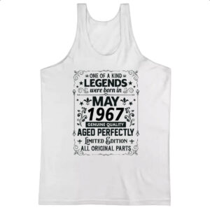 Camiseta Regata Legends Were Born MAI-1967
