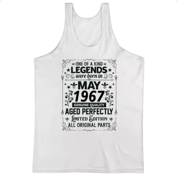 Camiseta Regata Legends Were Born MAI-1967