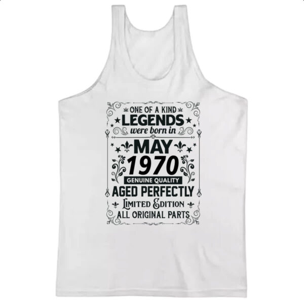 Camiseta Regata Legends Were Born MAI-1970